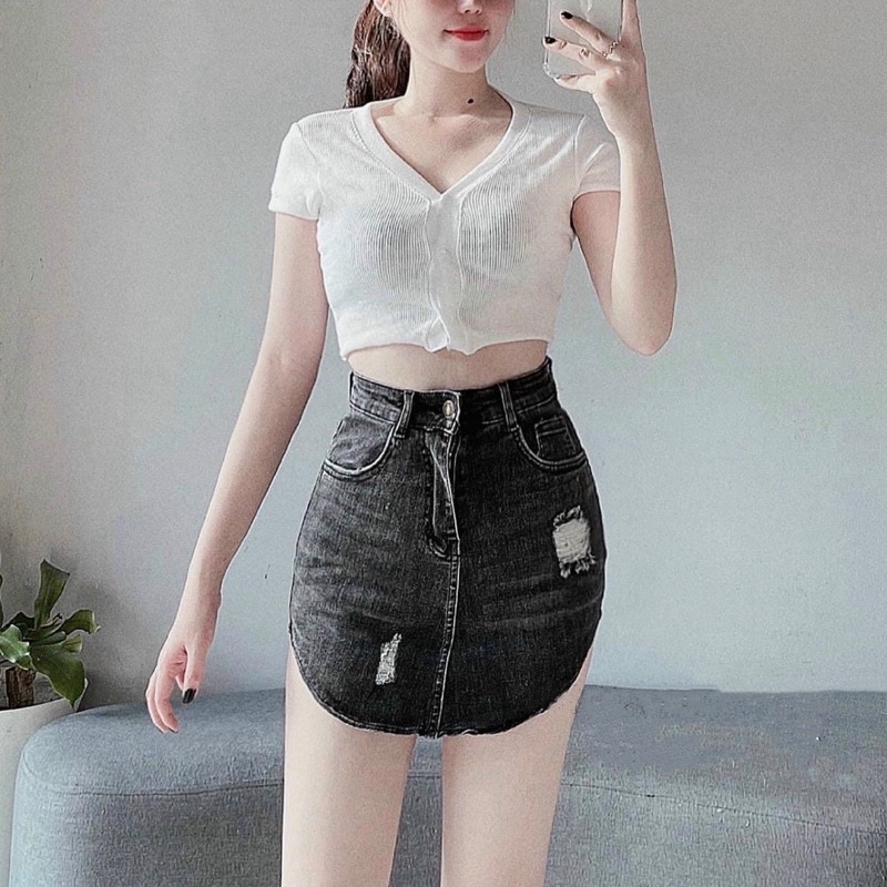 VÁY JEAN NỮ LAI BẦU SIÊU XINHH [CV1017]