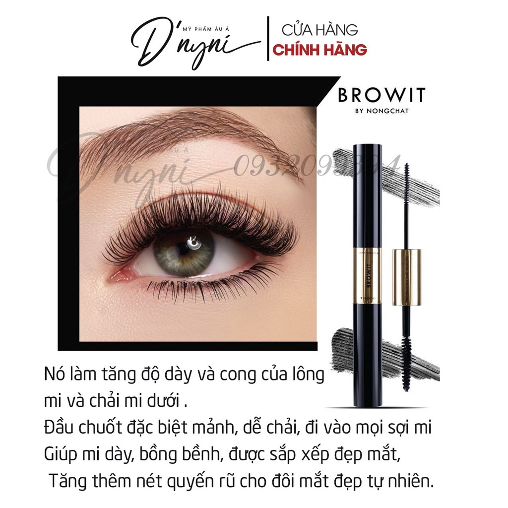 Mascara 2 đầu Browit By NongChat Professional Duo Mascara 4 Gram + Sexy Black 4 Gram