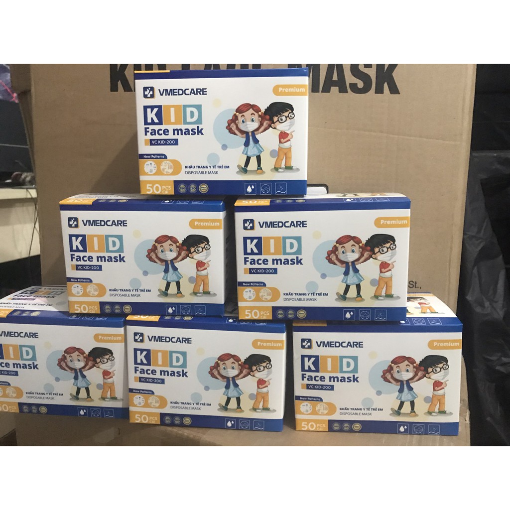Khẩu Trang Trẻ Em  Kháng Khuẩn. hộp 50 chiếc [Sãn Hàng] | BigBuy360 - bigbuy360.vn