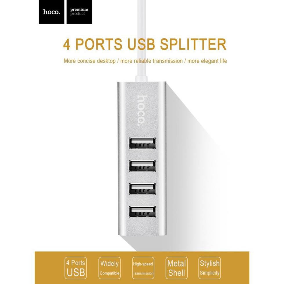 Bộ Chia Cổng USB Hoco HB1 Chính Hãng - BH 1 Năm