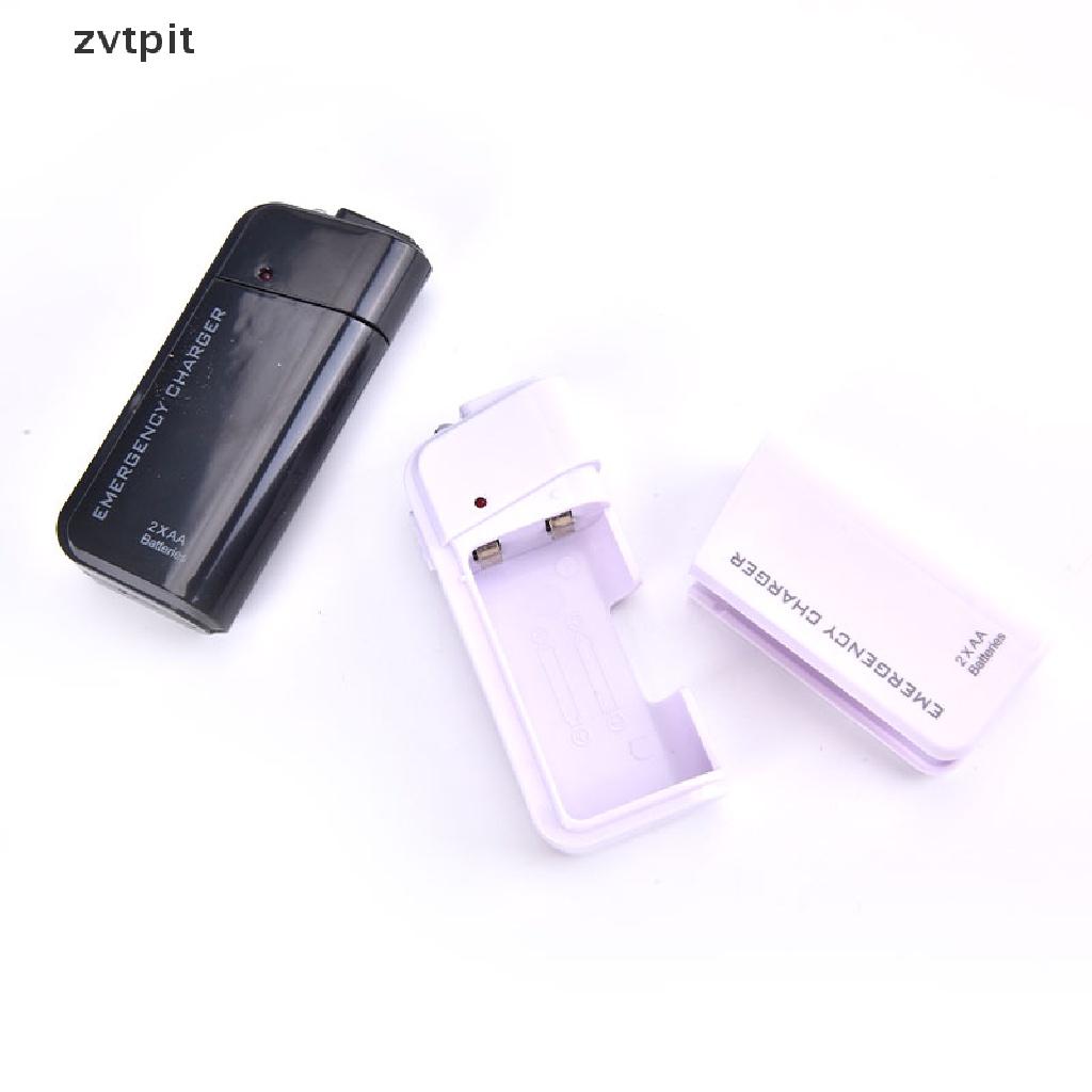 [ZVPT] Universal Portable USB Emergency 2 AA Battery Extender Charger Power Bank Box DSF