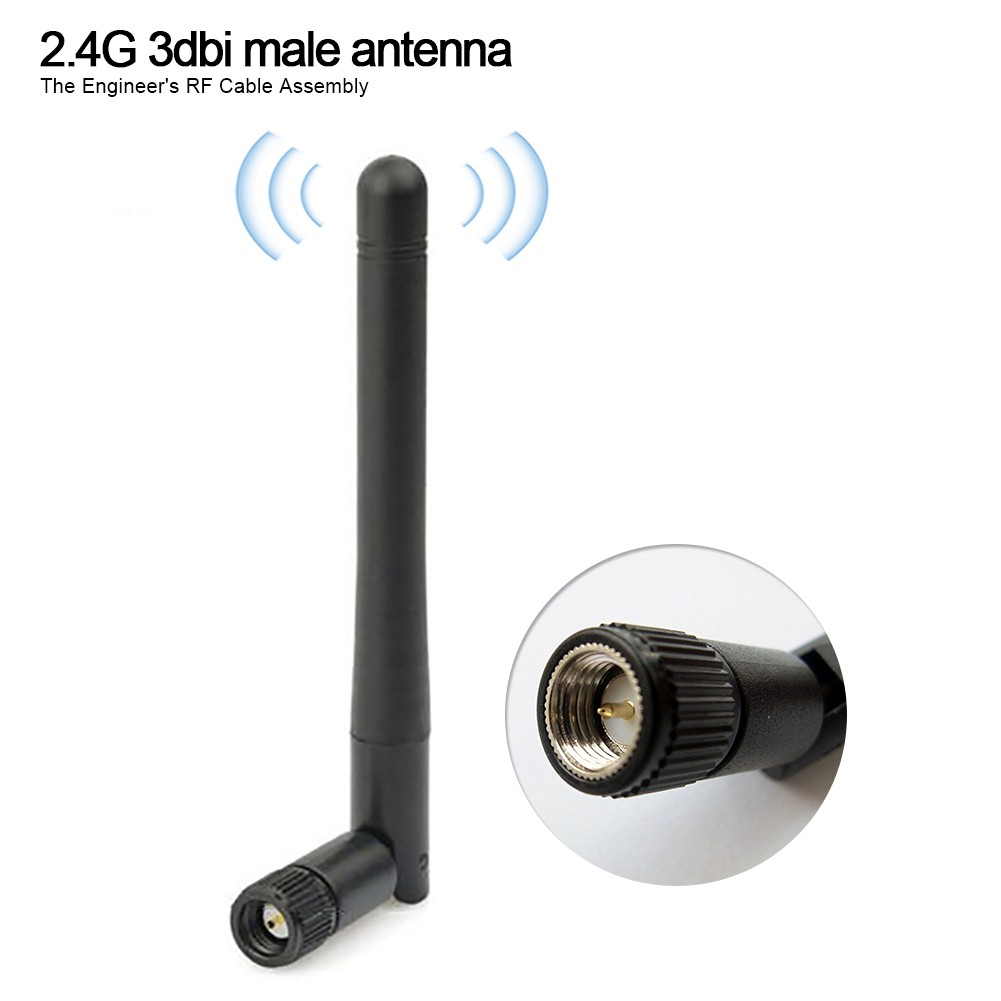 Anten không dây MI-2.4G/WIFI 3dBi SMA đa hướng