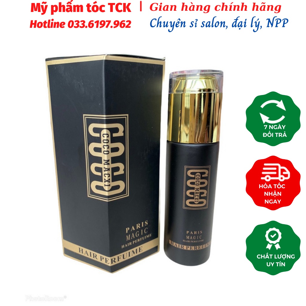 Tinh dầu dưỡng tóc coco macxi hương thơm giữ nếp tóc 60ml