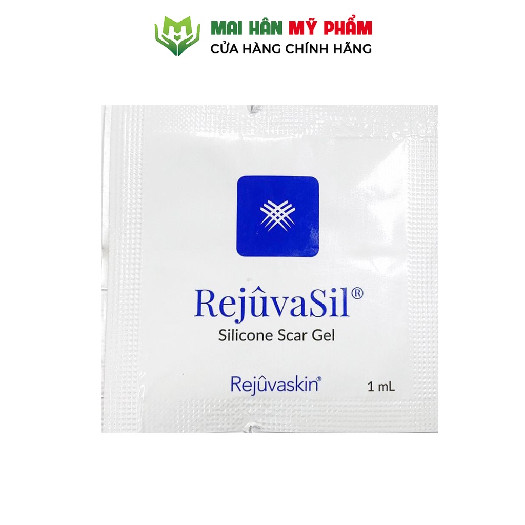 Sample gel xóa mờ sẹo Rejuvaskin Scar Rejuvasil làm xẹp sẹo lồi, sẹo phì đại 1ml - Mỹ Phẩm Mai Hân