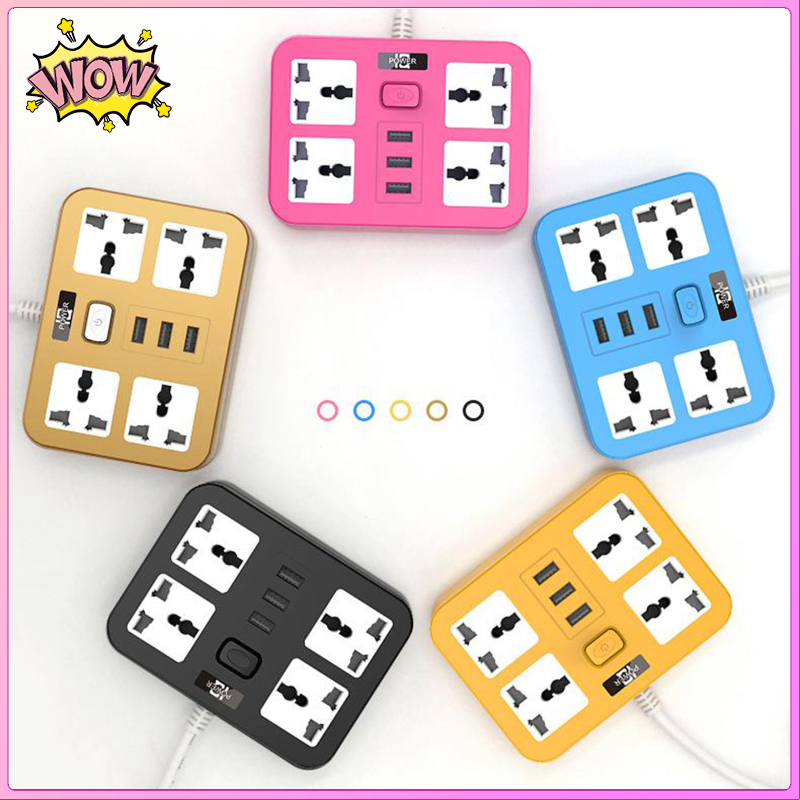 Ổ Cắm Điện 3 Cổng Usb Dài 1.8m | BigBuy360 - bigbuy360.vn