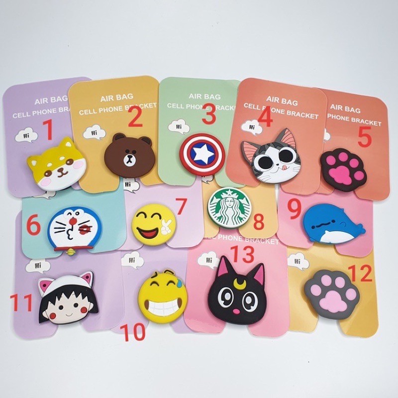 POP Kute Nhiều Hình Dễ Thương Dán Sau Điện Thoại (Giao Mẫu Ngẫu Nhiên)