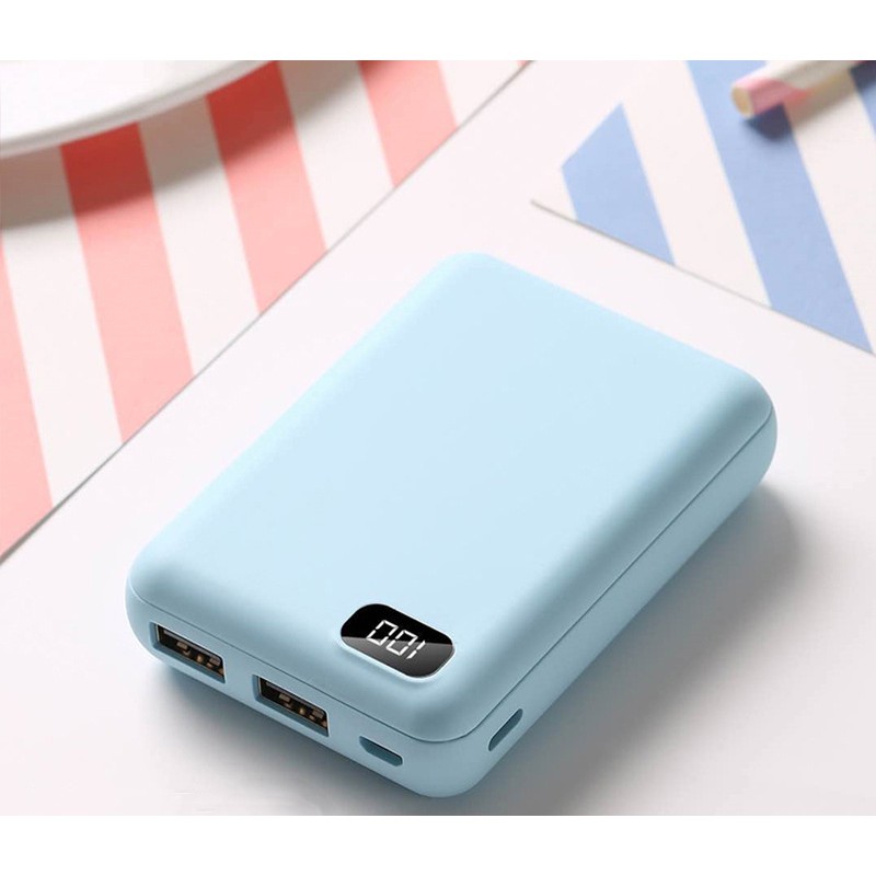 10000 mAh Nhỏ Sạc kho báu Màn hình kỹ thuật số Điện thoại di động 2A Sạc di động