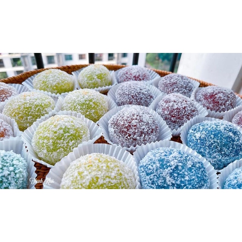 Cơm dừa sấy khô loại 1/vụn dừa sấy khô ngon, thơm làm bánh mo chi 50G TG FOODS