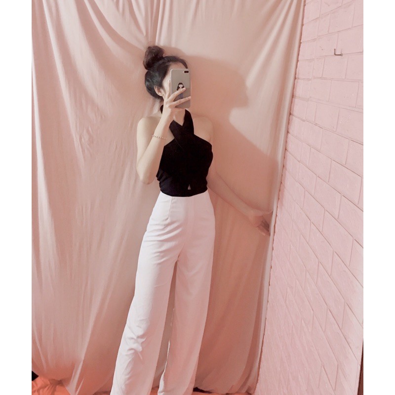 Jum chéo cổ hở lưng sang chảnh