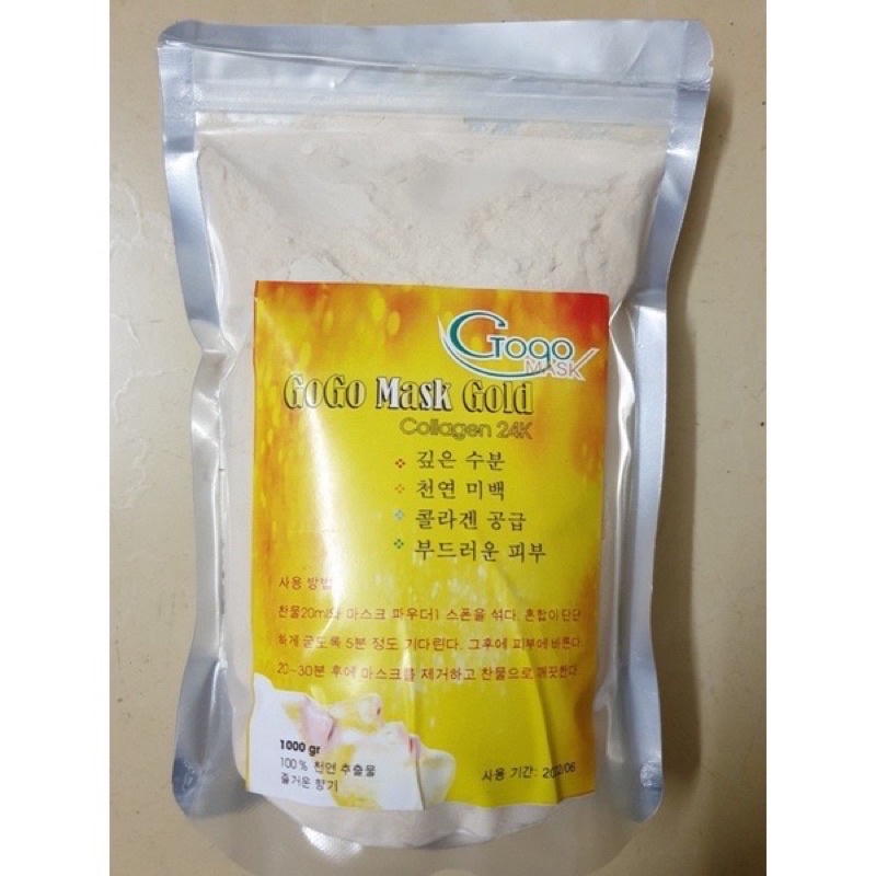 Mặt nạ dẻo sâm vàng hanmade dùng spa và cá nhân 950gr