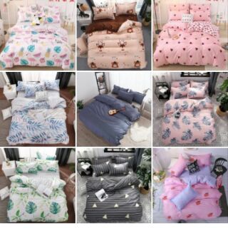 Bộ chăn ga drap poly nhập