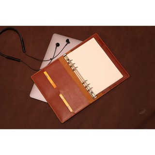 SỔ GHI CHÉP DA THẬT CAO CẤP MÀU NÂU VÀNG