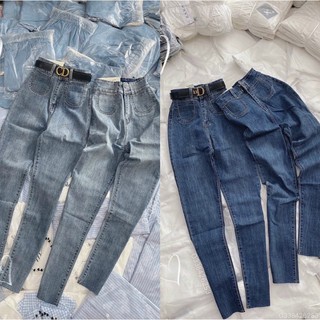 10860 quần jean ôm 2 nút