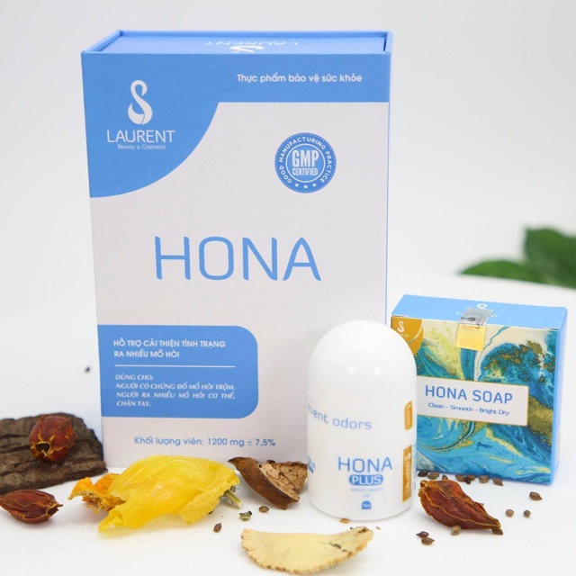 3 sản phẩm HoNa uống xịt chống hôi nách