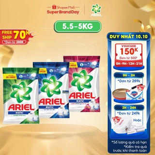 Bột Giặt Ariel Nhiều Mùi Hương Túi 5Kg/5.5Kg