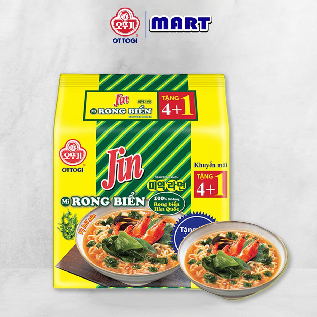 [FREESHIP❤️] - Lốc 5 Gói Mỳ Jin Rong Biển Ottogi 600g