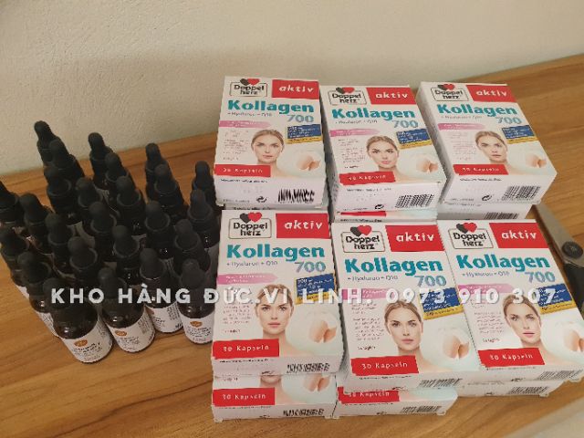 (Bill Đức ảnh sau) Kollagen 900mg + Hyaluron của Doppel herz 30v date 22 | BigBuy360 - bigbuy360.vn