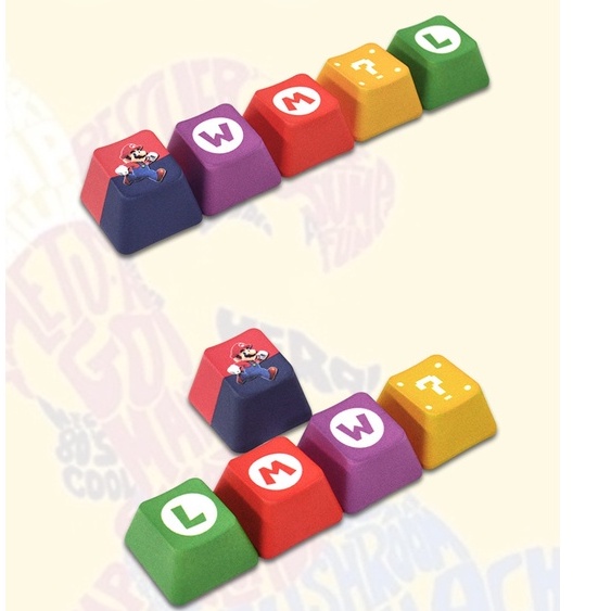 Set 5 Nút Bàn Phím Cơ Học ikbc Cherry OEM Bằng Nhựa PBT