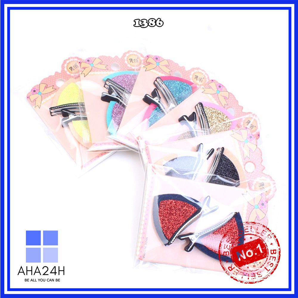 Kẹp tóc nữ ulzzang tai mèo phong cách siêu xinh 💥FREESHIP💥set buộc tóc đủ mẫu cực hot AH1386