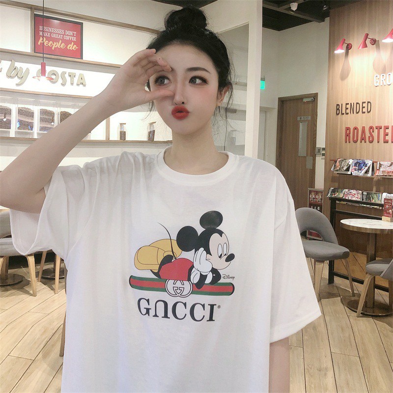 Korean version T-shirts Korean style Tops Popular Tee Women's clothing Women top Recommendation