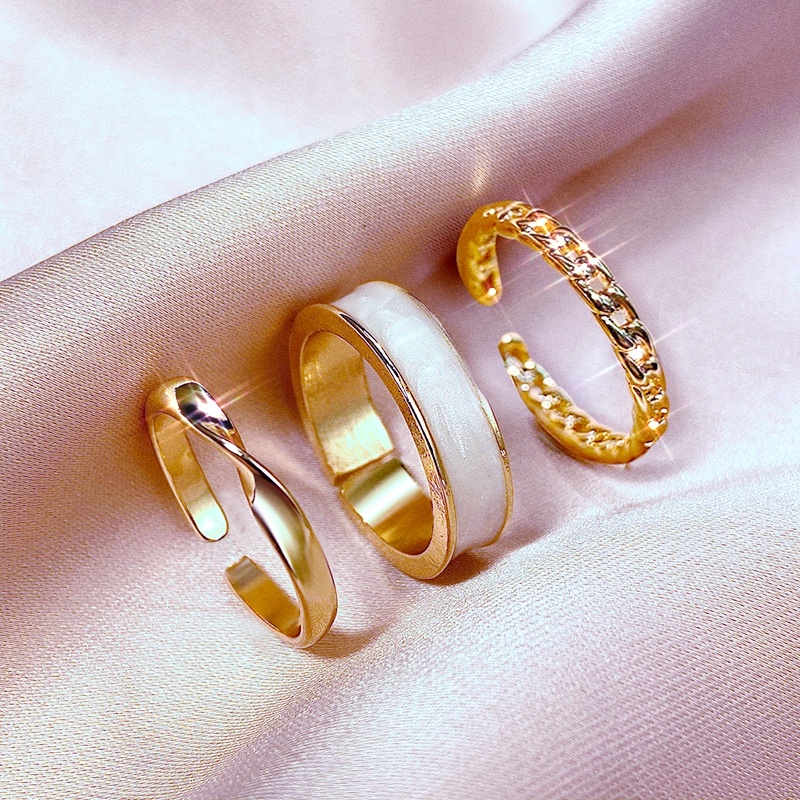 Nhẫn Kim Loại Hình Bướm Đính Ngọc Trai Nhân Tạo Thời Trang