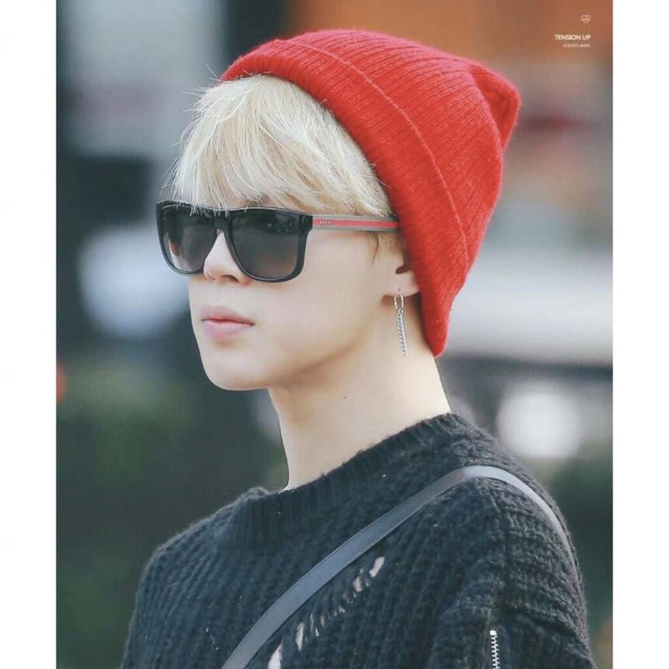 Nón Len đỏ Hàn Quốc Sơn Tùng MTP, Jimin