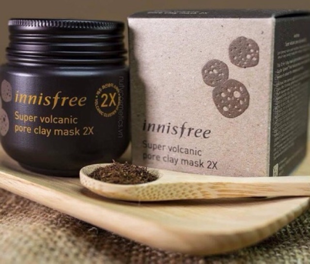 [HSD1.2023]MẶT NẠ ĐẤT SÉT INNISFREE SUPER VOLCANIC PORE CLAY MASK 2X