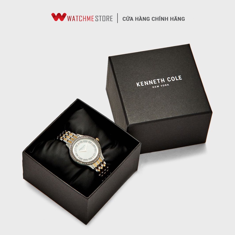 [ ĐẶC BIỆT 18-29.07 - VOUCHER 10%] - Đồng hồ Nữ Kenneth Cole dây thép không gỉ 34mm - Transparency KC50988002