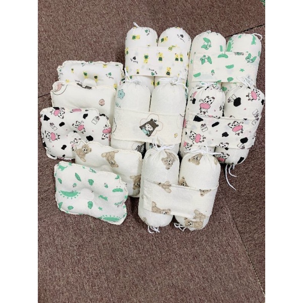 Gối chặn muslin tặng kèm gối ngủ
