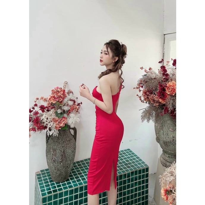 Đầm Body Nữ Lệch Vai Chất Umi Có Mút Ngực 4 Màu Dễ Chọn Mặc Đẹp Tôn Dáng [NEW UNISEX]