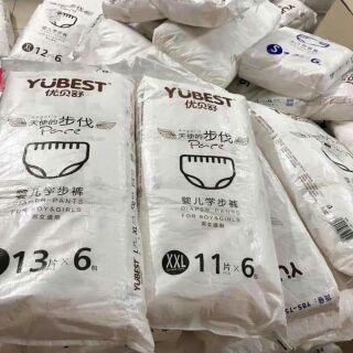 Bỉm dán/ quần YUBEST ANGEL nội địa Trung s90/m84/l78/xl72/xxl66