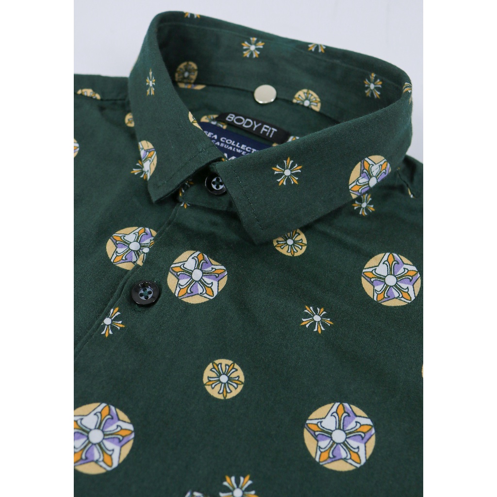 Áo Sơ Mi Nam Tay Ngắn Sea Collection In Họa Tiết 10307