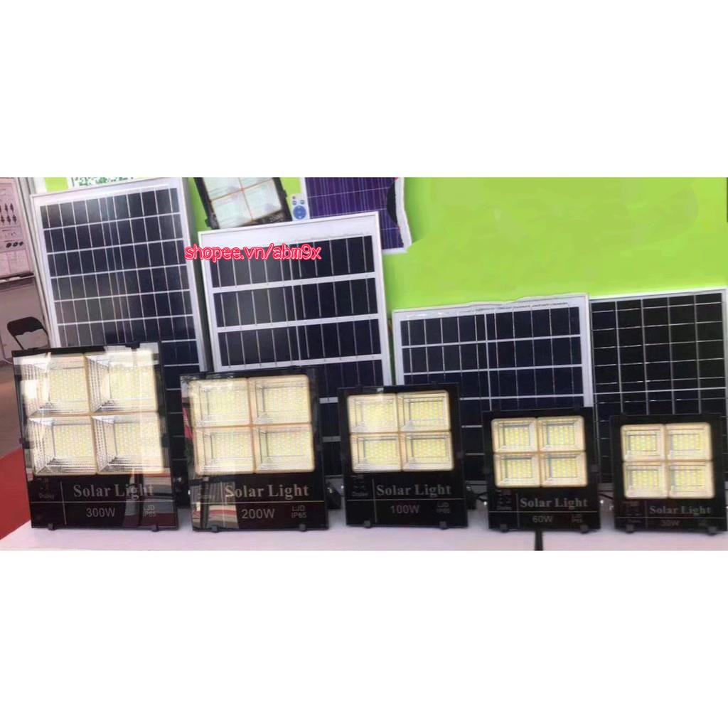 200W ĐÈN PHA LED NĂNG LƯỢNG MẶT TRỜI , Solar Light , IP66 chống nước , NHÔM ĐÚC NGUYÊN KHỐ ABM Solar