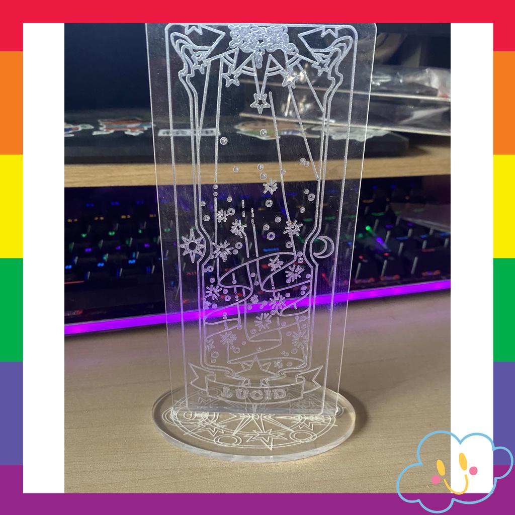 Tấm Mica Sakura Clear Card - Mặt Sau -Vàng