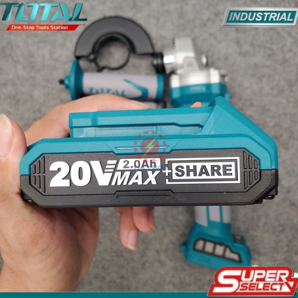 Máy mài góc dùng pin 20V 100mm Total TAGLI1001