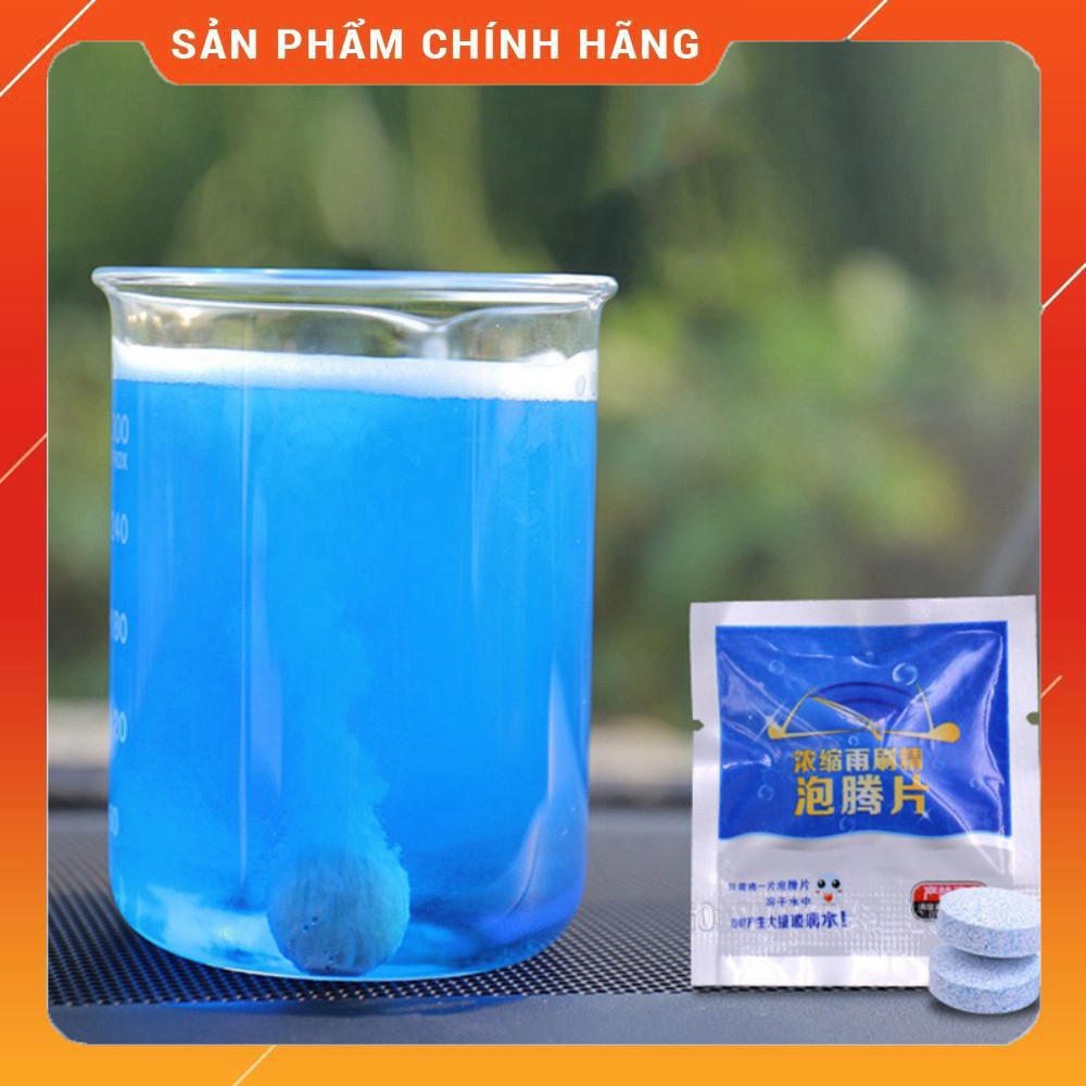 [CHÍNH HÃNG] Combo 10 Viên Sủi Rửa Kính Cho Xe Hơi Ô Tô Siêu Rẻ Hàng Cao Cấp