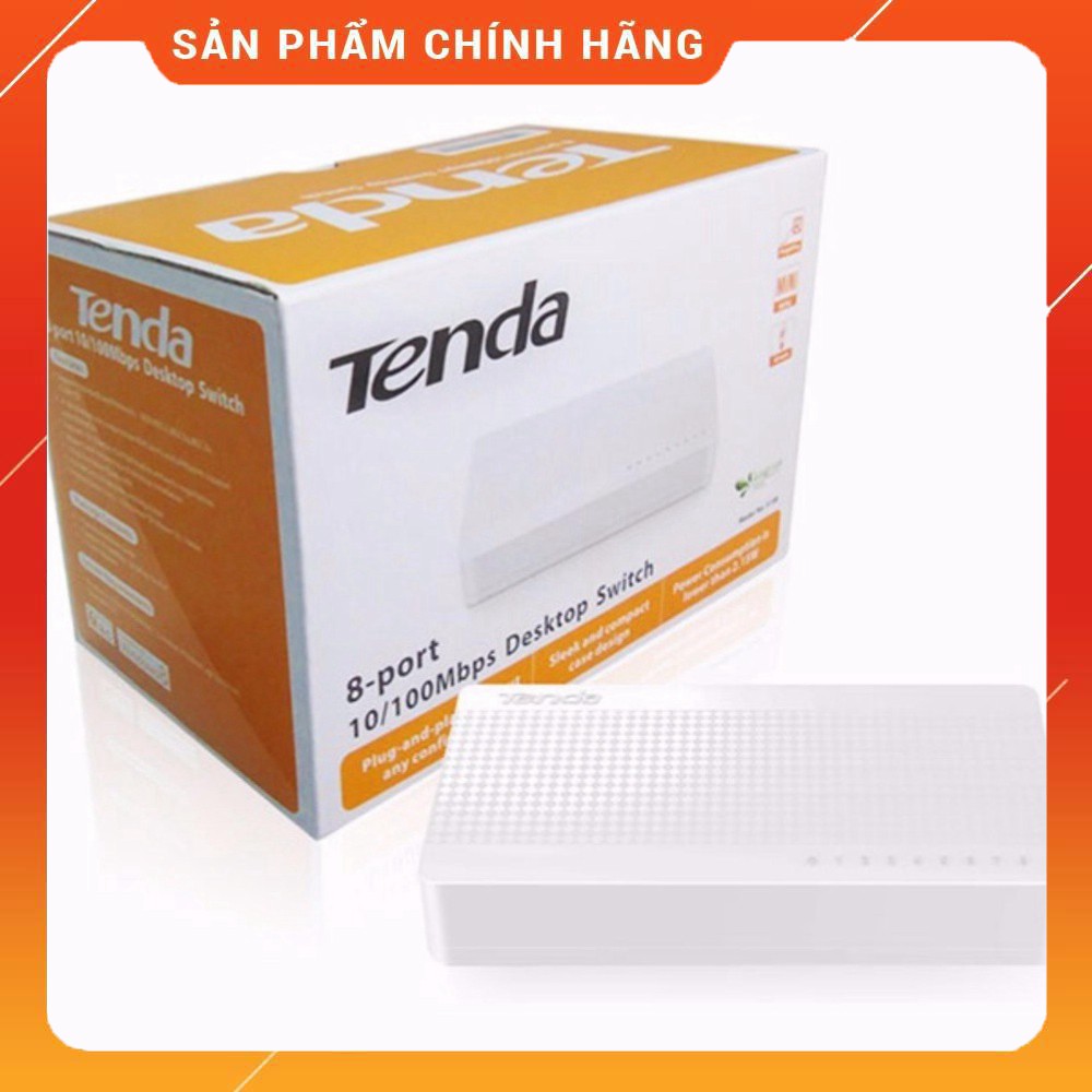 Switch Tenda 8 Port 10/100Mbps - hàng chính hãng, giá tốt nhất