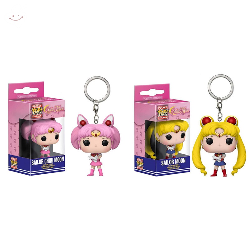 Sailor Moon Móc Khóa Funko Pop Hình Thủy Thủ Mặt Trăng Phong Cách Nhật Bản