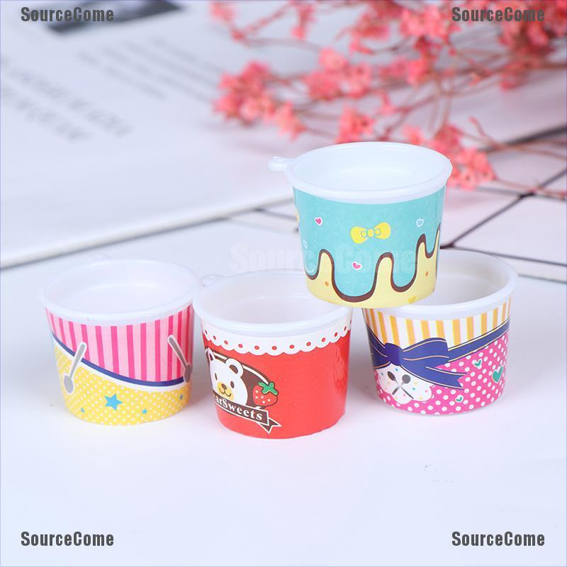 Set 4 Ly Nhựa Mini Đồ Chơi Cho Nhà Búp Bê