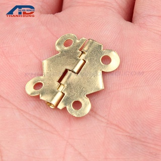 [4 cái- KÈM THEO VÍT ]Bản Lề Cánh Bướm Màu Vàng