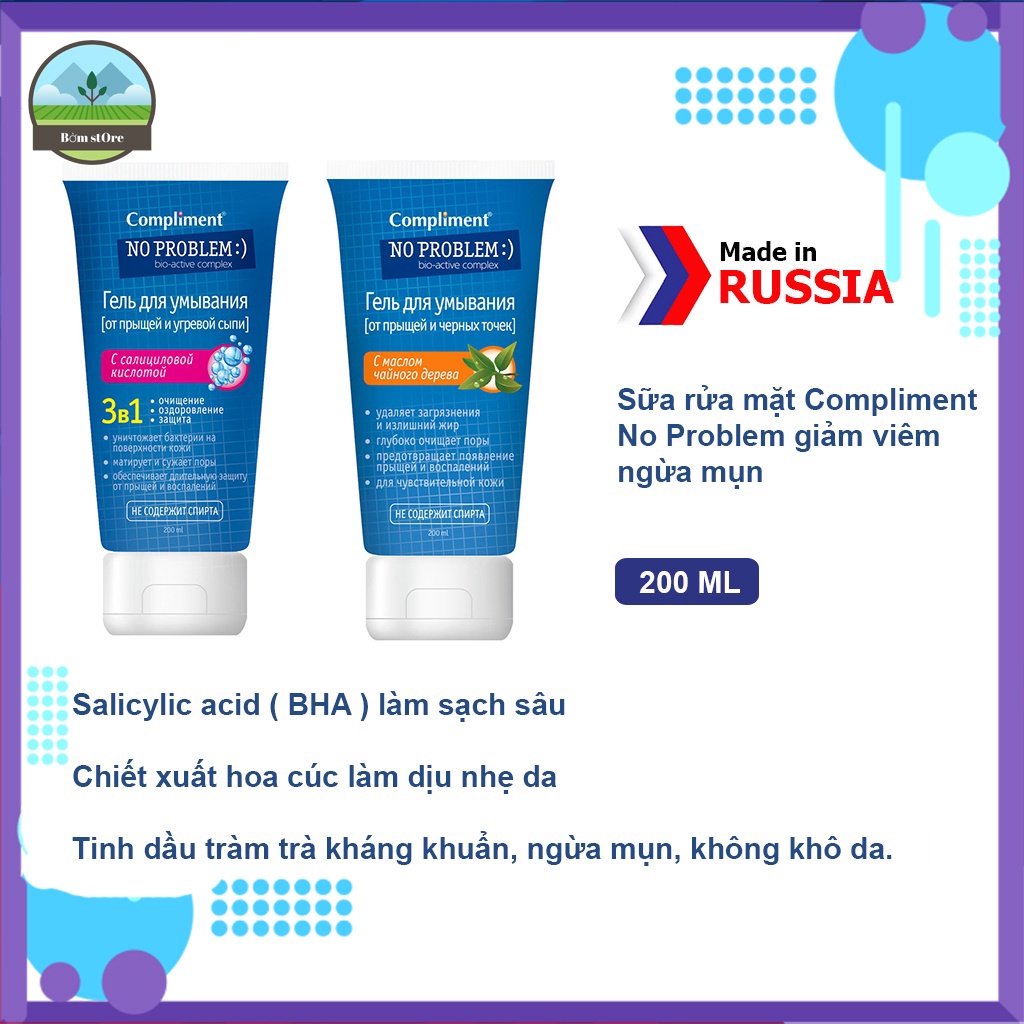 Sữa rửa mặt Compliment No Problem