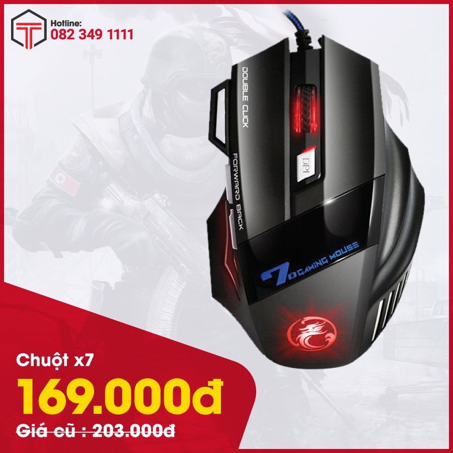 chuột gaming x7