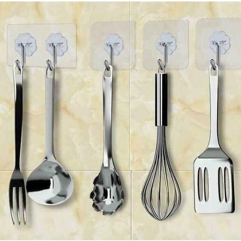 Móc Dán Tường Chịu Lực , Móc Sắt Dán Tường Treo Đồ Siêu Dính