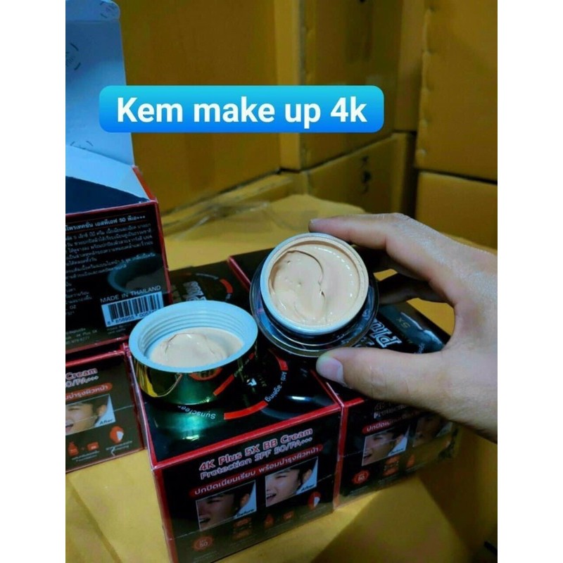 Kem 4K Ban Ngày chống nắng, dưỡng trắng , makeup