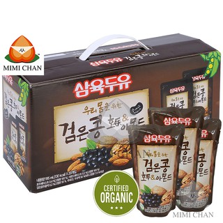 Thùng 20 Gói Sữa Óc Chó Hạnh Nhân Đậu Đen Hàn Quốc Sahmyook Foods 195ml Tốt Cho Mẹ Và Bé