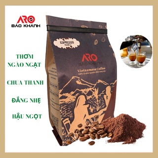 [GIÁ XƯỞNG] Cà phê rang xay nguyên chất ESPRESSO túi 500gr -Thơm đậm đà, hậu ngọt, vị chocolate pha máy hoặc pha Phin