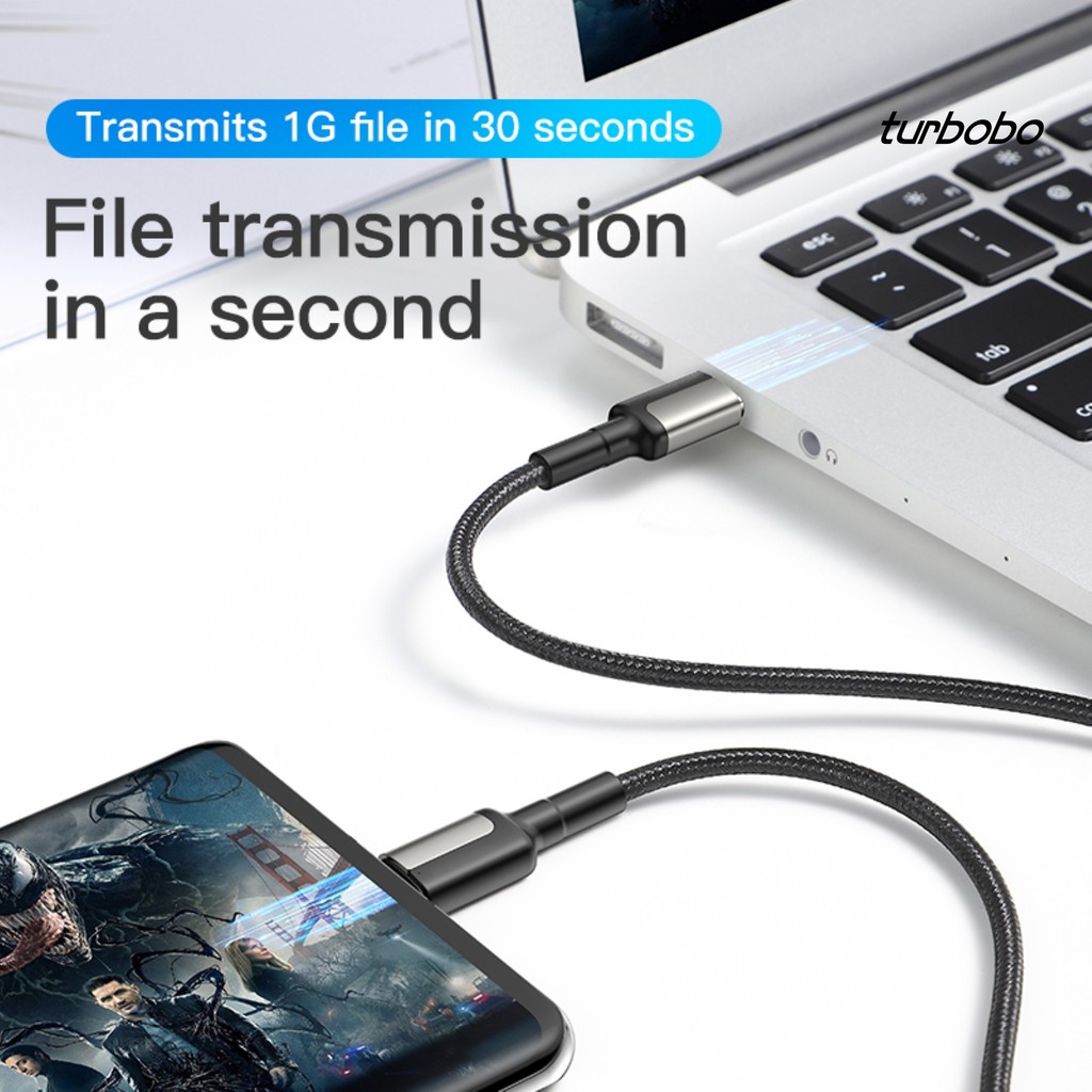 Dây Cáp Sạc Nhanh PD Truyền Dữ Liệu Hai Đầu Type C 60W Cho Điện Thoại Di Động