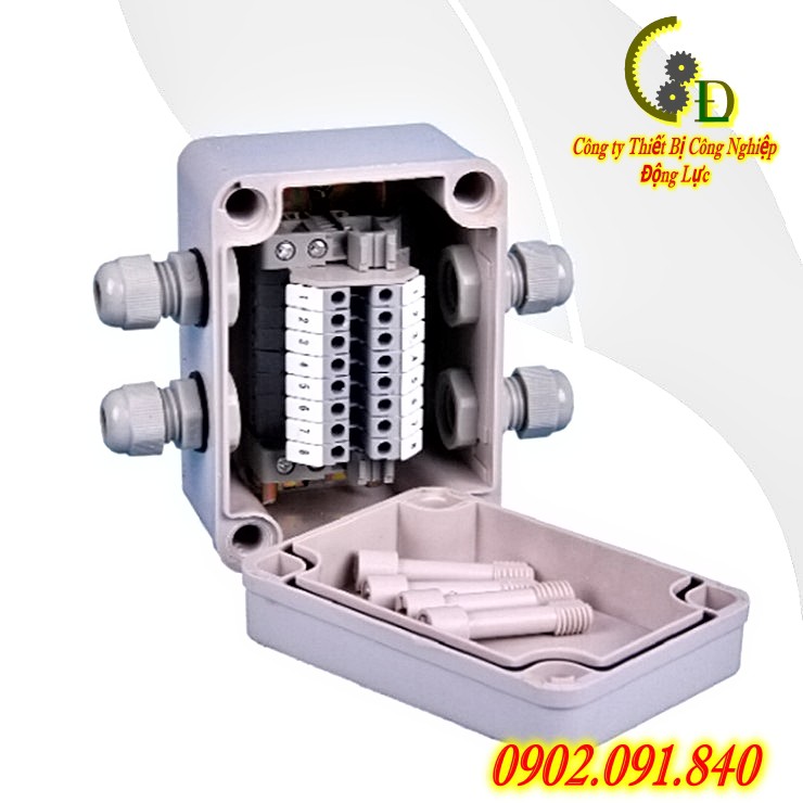 Tủ Điện NhựaVIPhộp điện nhựa DS-AG-0811 (80*110*70). Hộp đấu điện bằng nhựa ABS cao cấp dầy dặn chống thấm nước