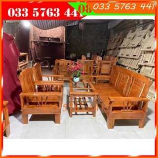 bộ ghế uống nước phòng khách xoan ta bàn ghế gỗ - bàn ghế phòng khách - ghế sofa gỗ