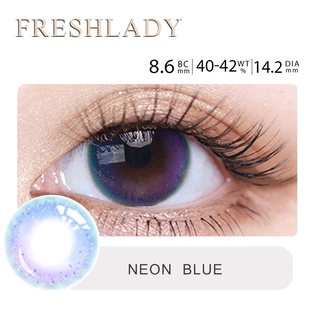 Kính áp tròng mắt Tròng kính màu xanh Tròng kính áp tròng tự nhiên 14.00mm Thời trang ME08 0 Độ